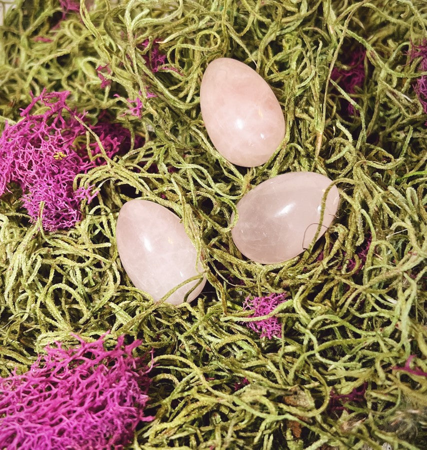 Small Rose Quartz Eggs