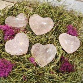 Medium Rose Quartz Hearts