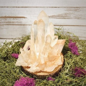 Large Clear Quartz Cluster