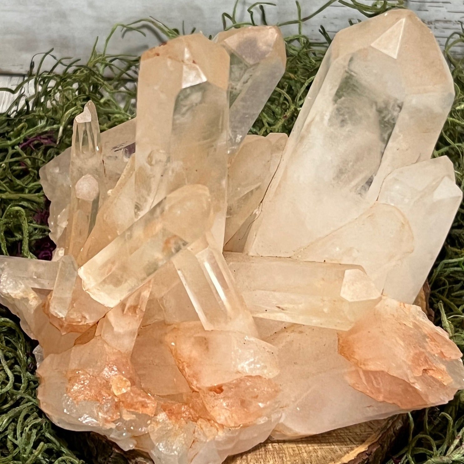 Large Clear Quartz Cluster