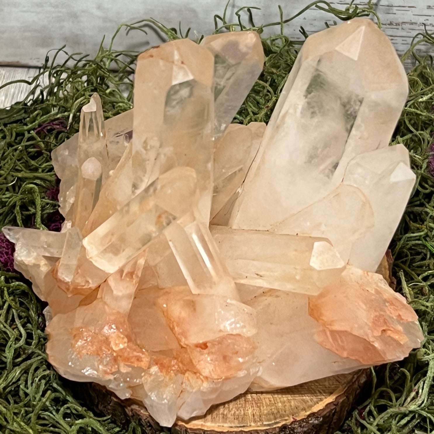 Large Clear Quartz Cluster