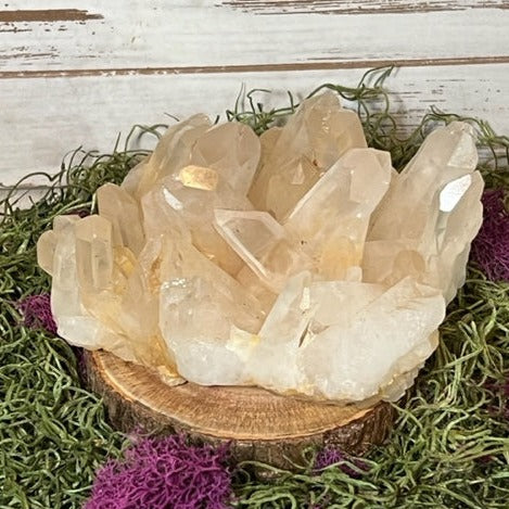 Large Clear Quartz Cluster