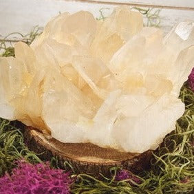 Large Clear Quartz Cluster