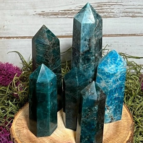 Blue Apatite Towers