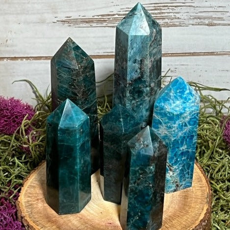 Blue Apatite Towers