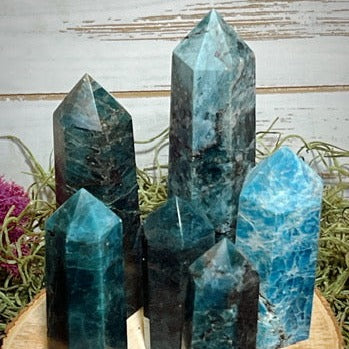 Blue Apatite Towers