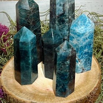 Blue Apatite Towers