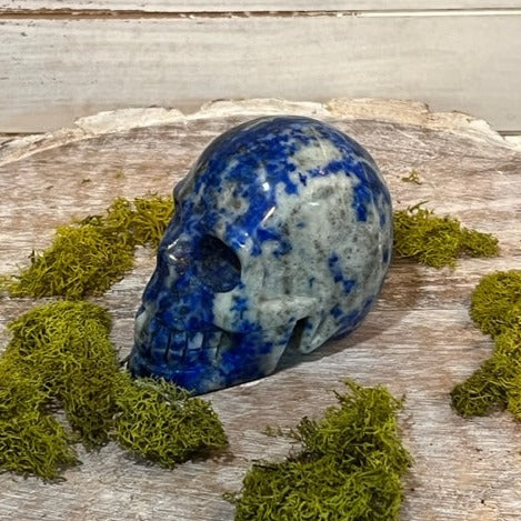 Lapis Lazuli Skull