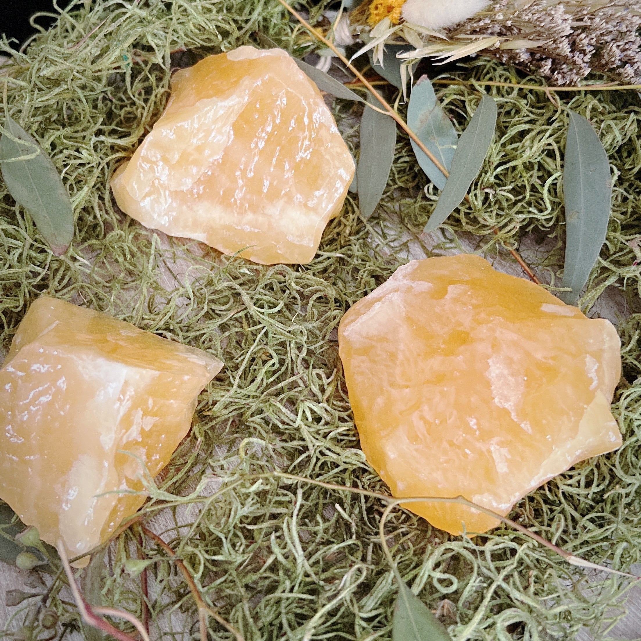 Raw Orange Calcite