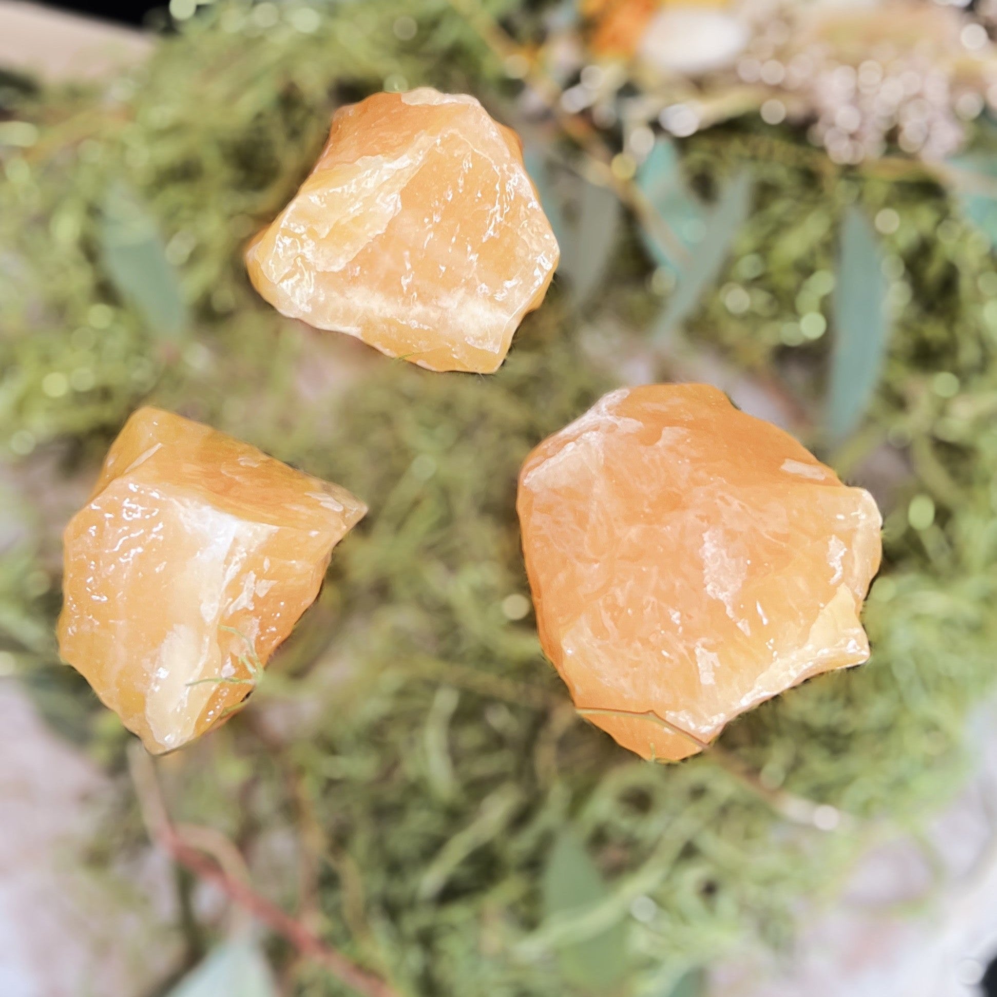 Raw Orange Calcite