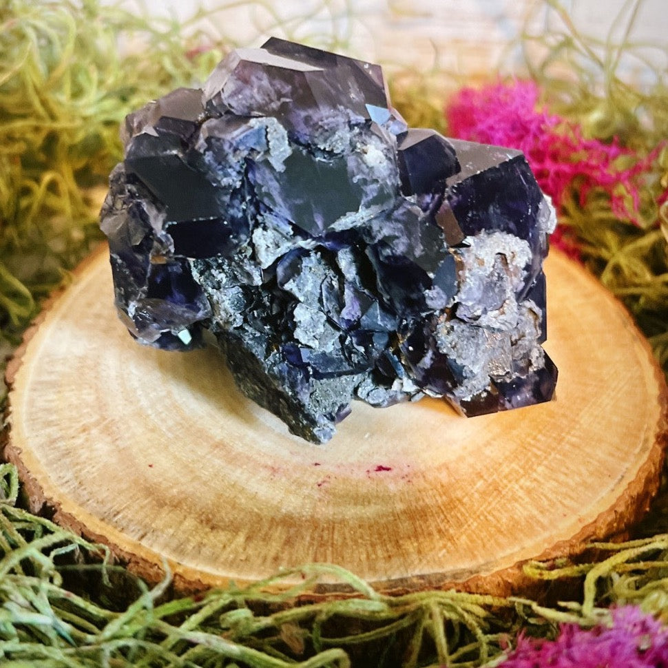 Purple Cubic Fluorite