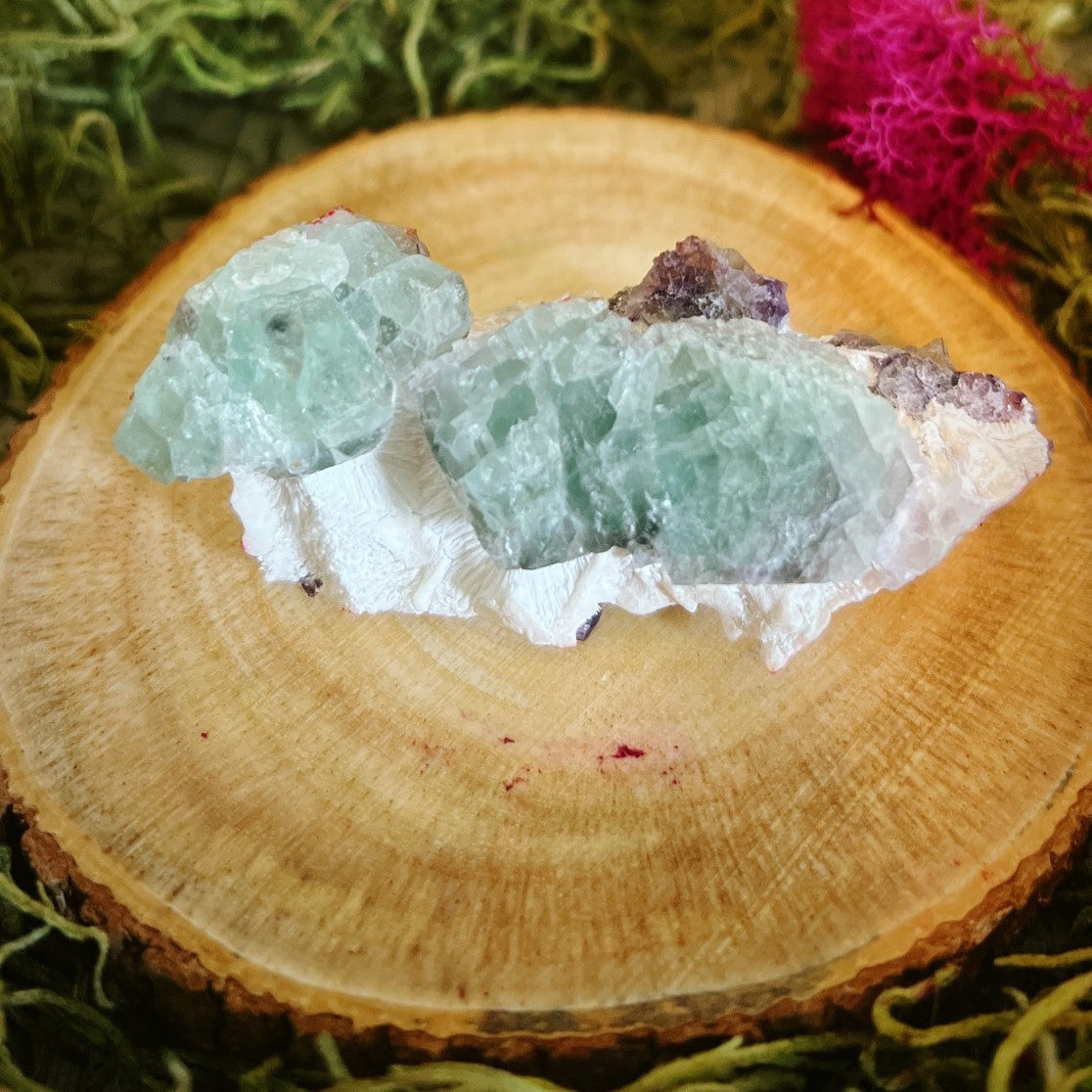 Purple and Green Fluorite