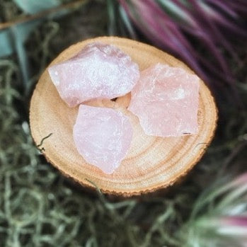 Small Raw Rose Quartz Pieces