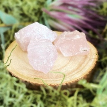 Small Raw Rose Quartz Pieces