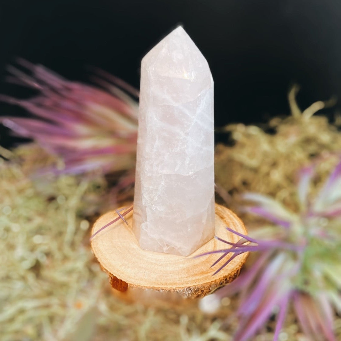 Medium Rose Quartz Polished Tower