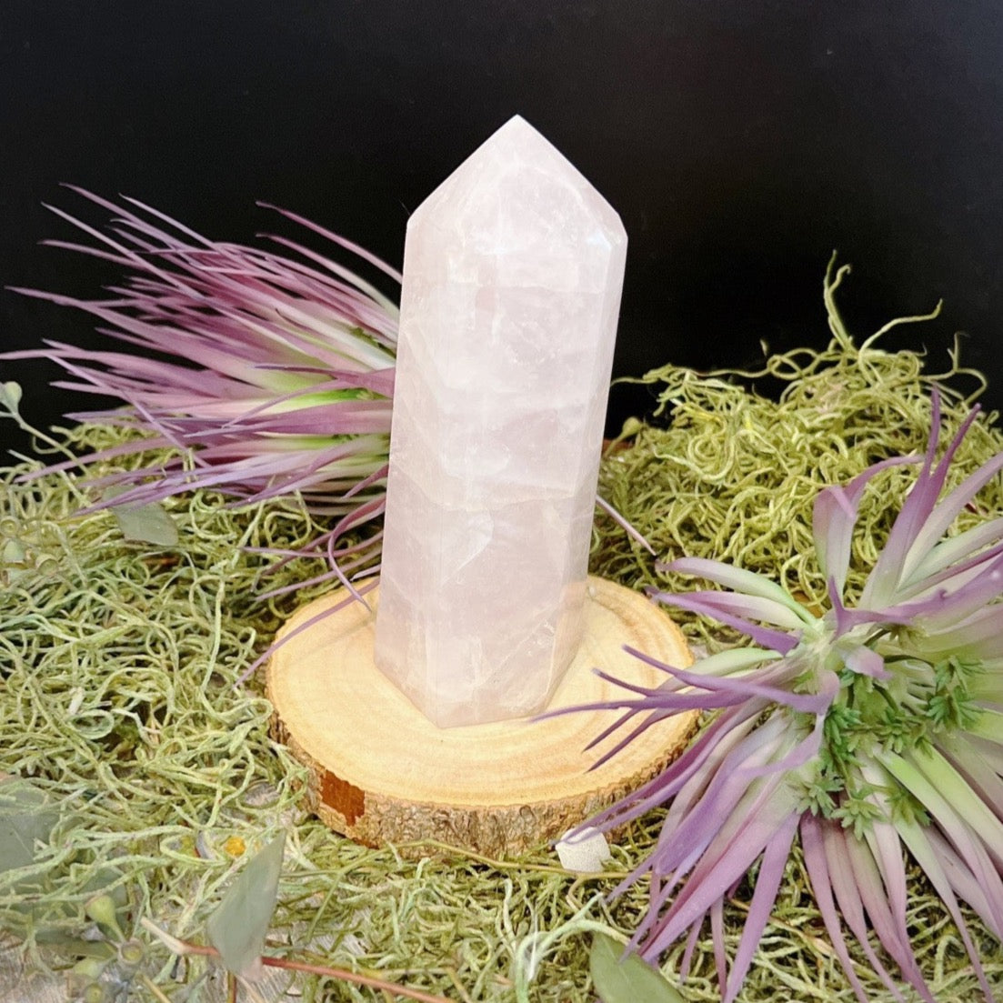 Medium Rose Quartz Polished Tower