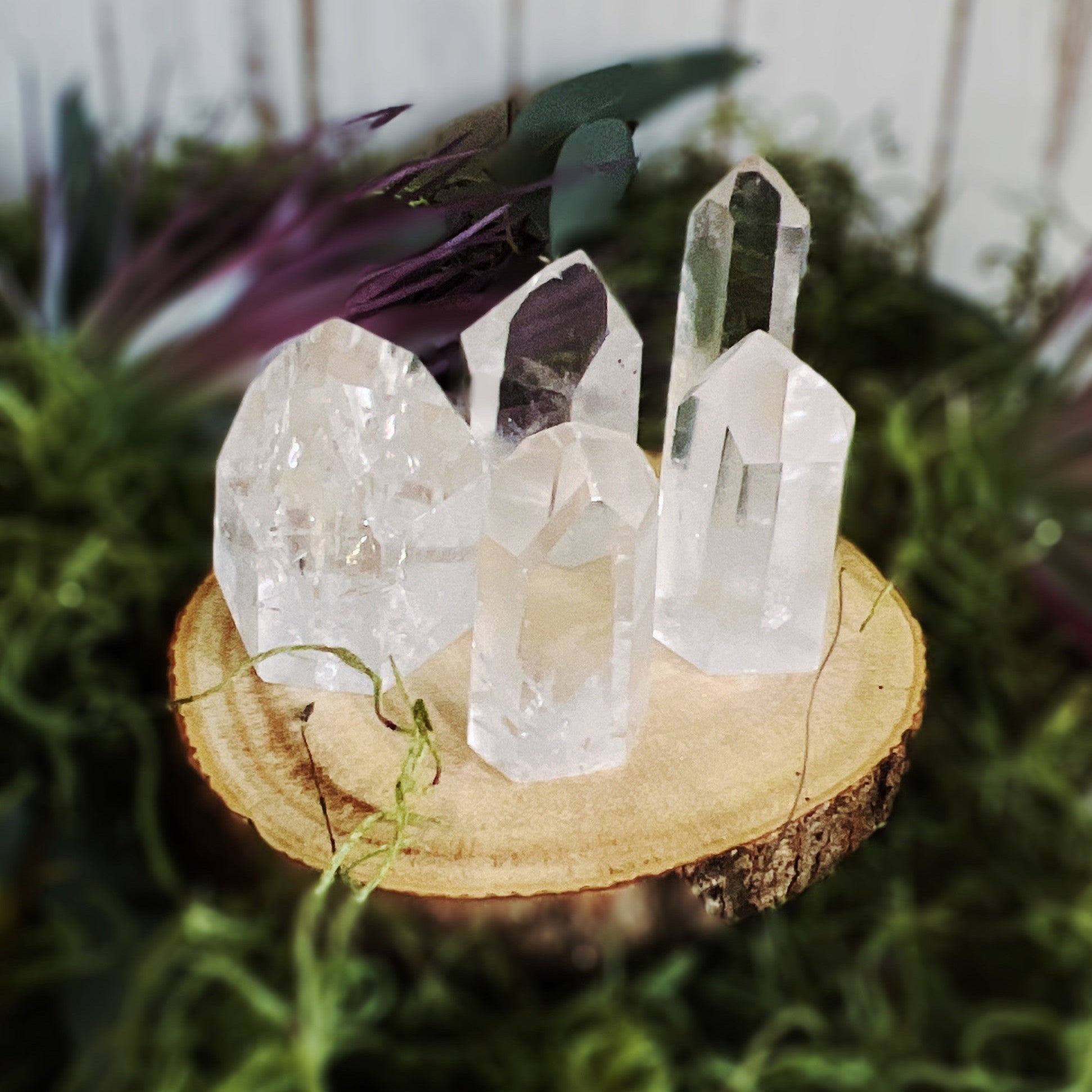 Small Clear Quartz Polished Tower