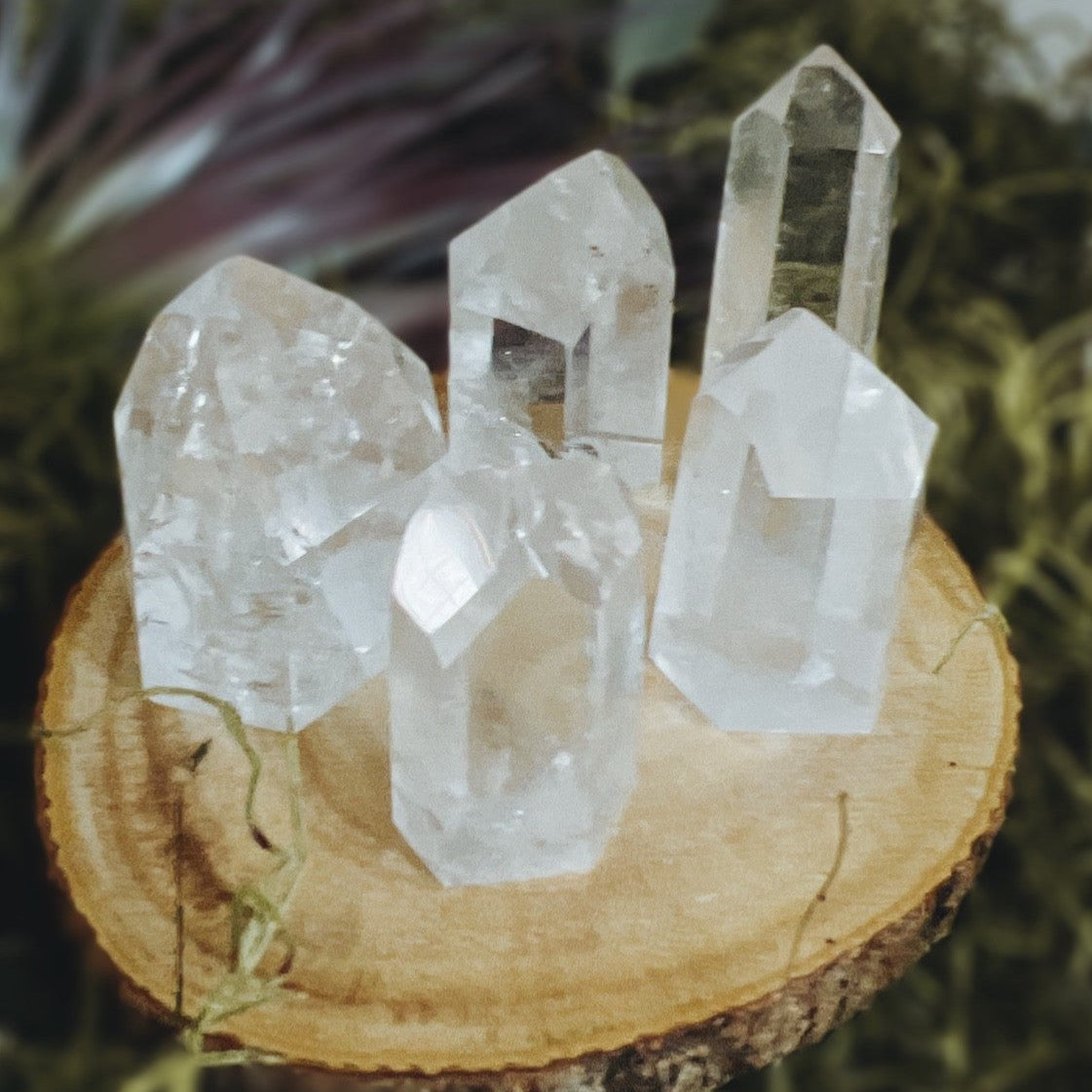 Small Clear Quartz Polished Tower