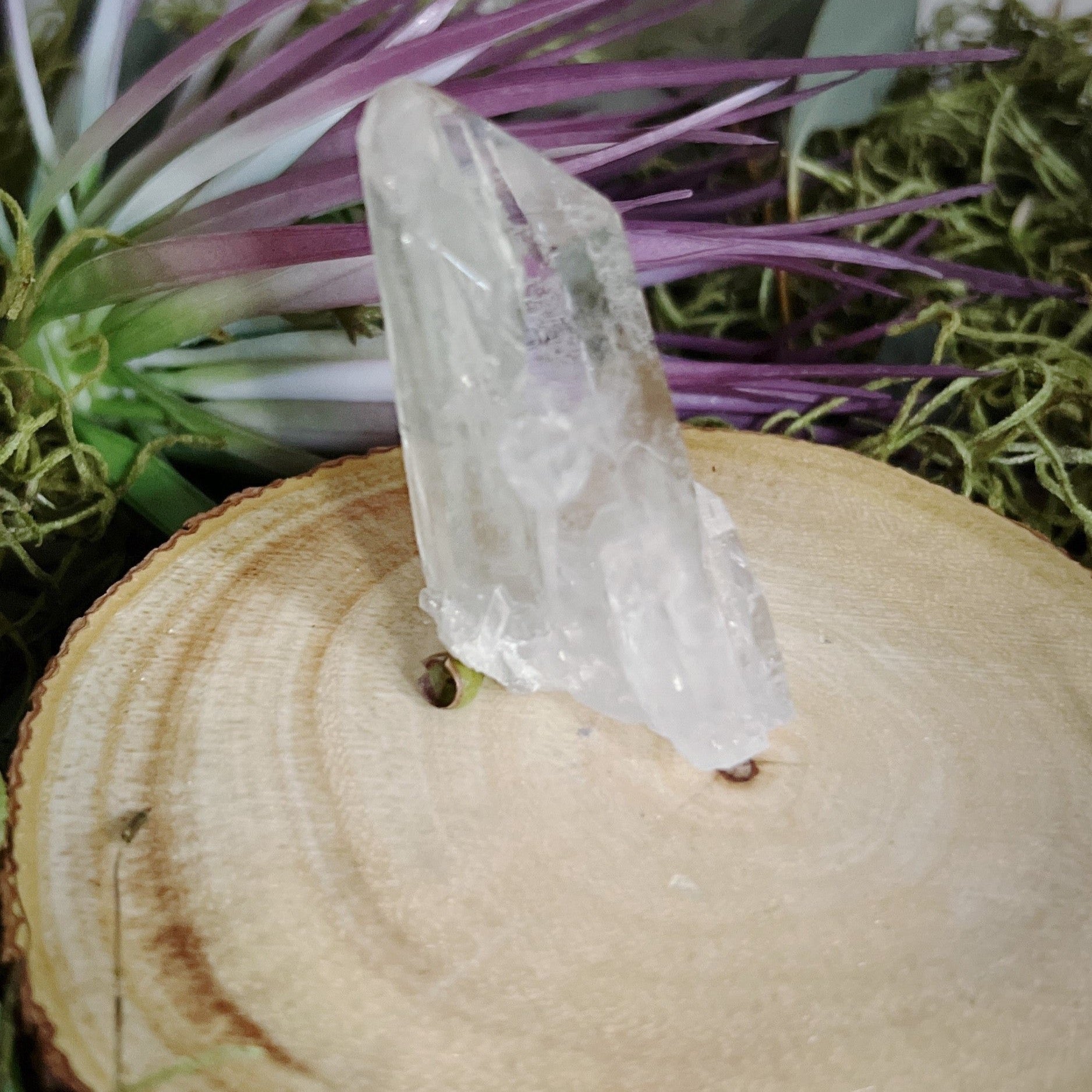 Small Clear Quartz Twin Cluster With Bridge